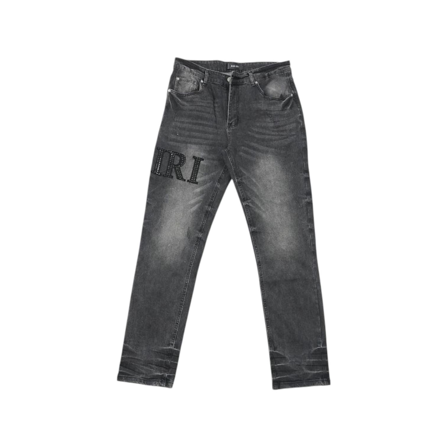 “Crystal Logo” Jeans — Amiri