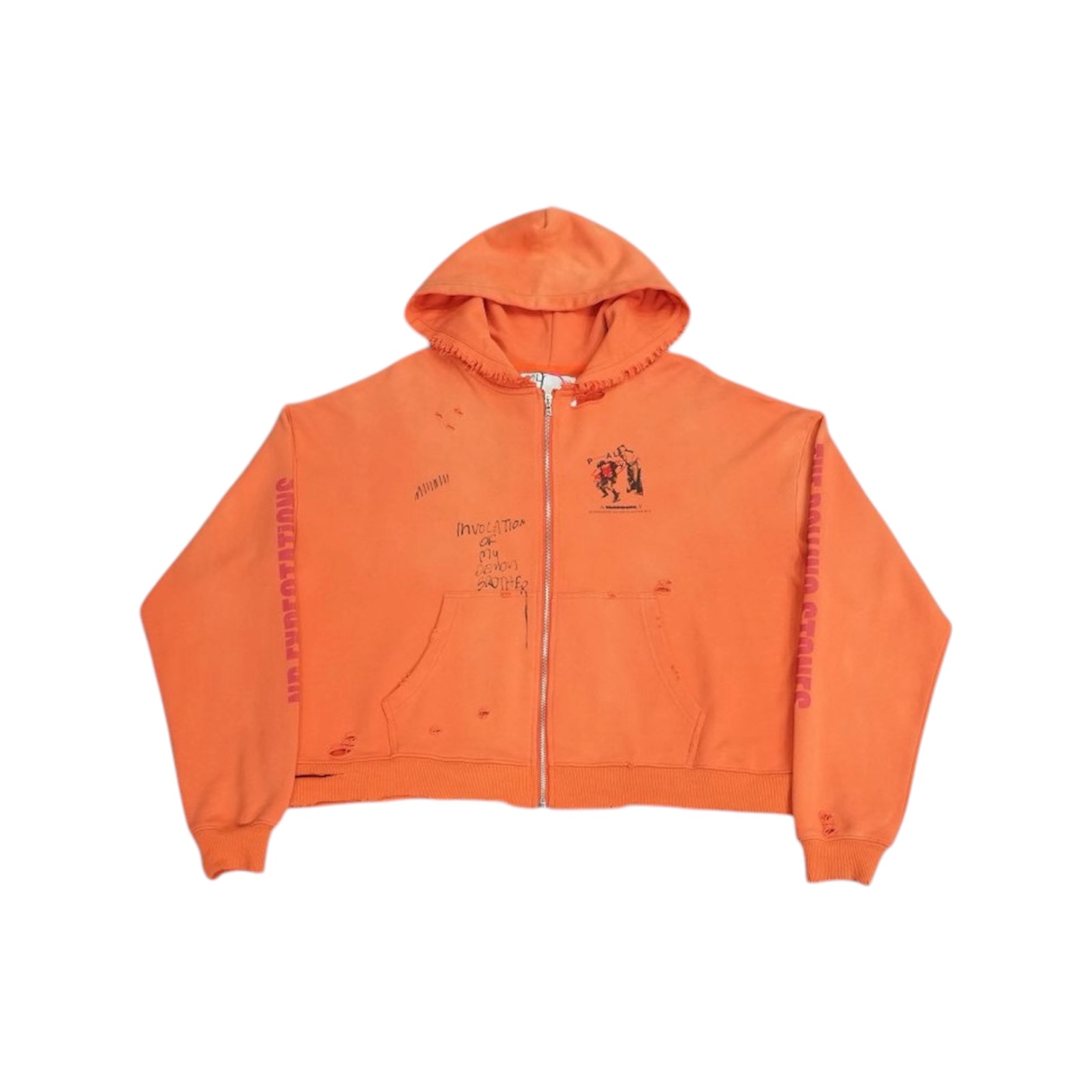 “Stones No Expectations” Zip Hoodie — Paly Hollywood
