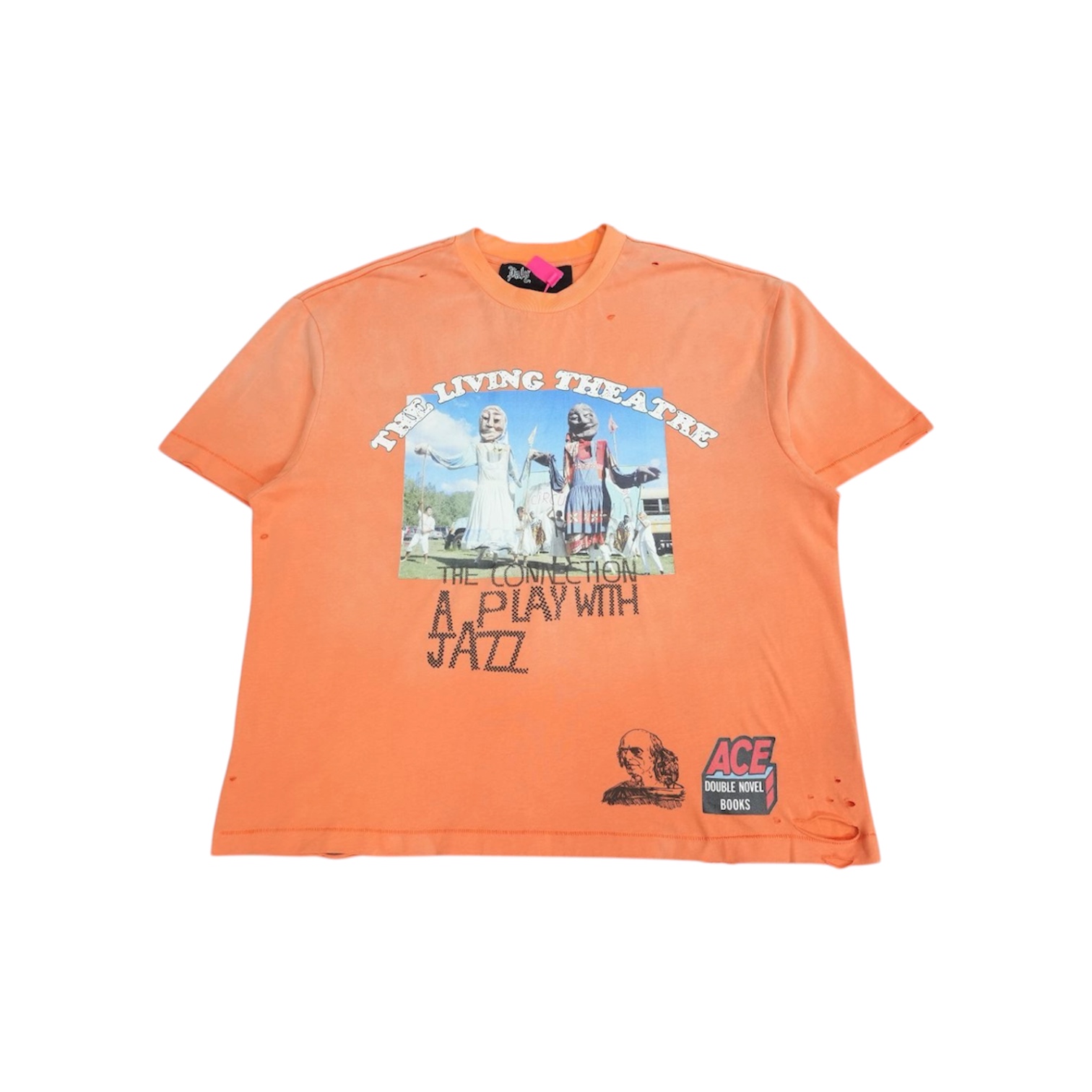 “The Living Theatre” Tee (Orange) — Paly Hollywood