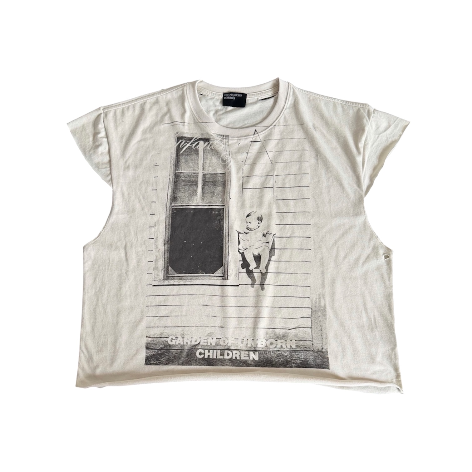 “Garden of Unborn Children” Cut-Off Tee — Enfants Riches Déprimés
