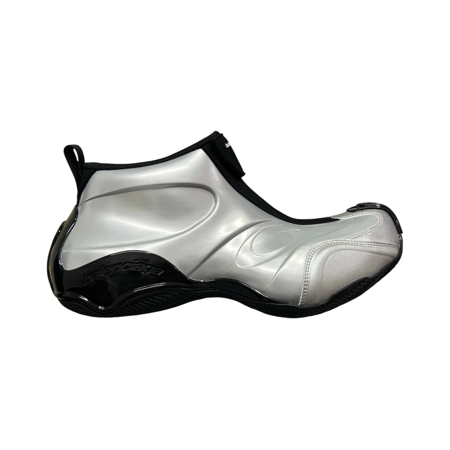 “Basketball” Sneakers (Silver/Black) — Balenciaga