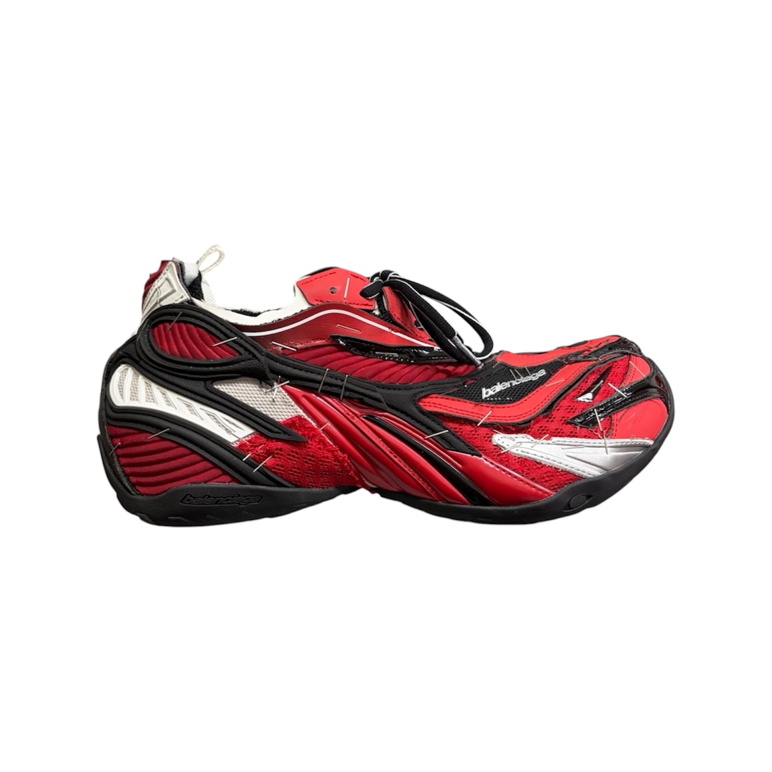 “Soleless” Sneakers (Red/Black/White) — Balenciaga
