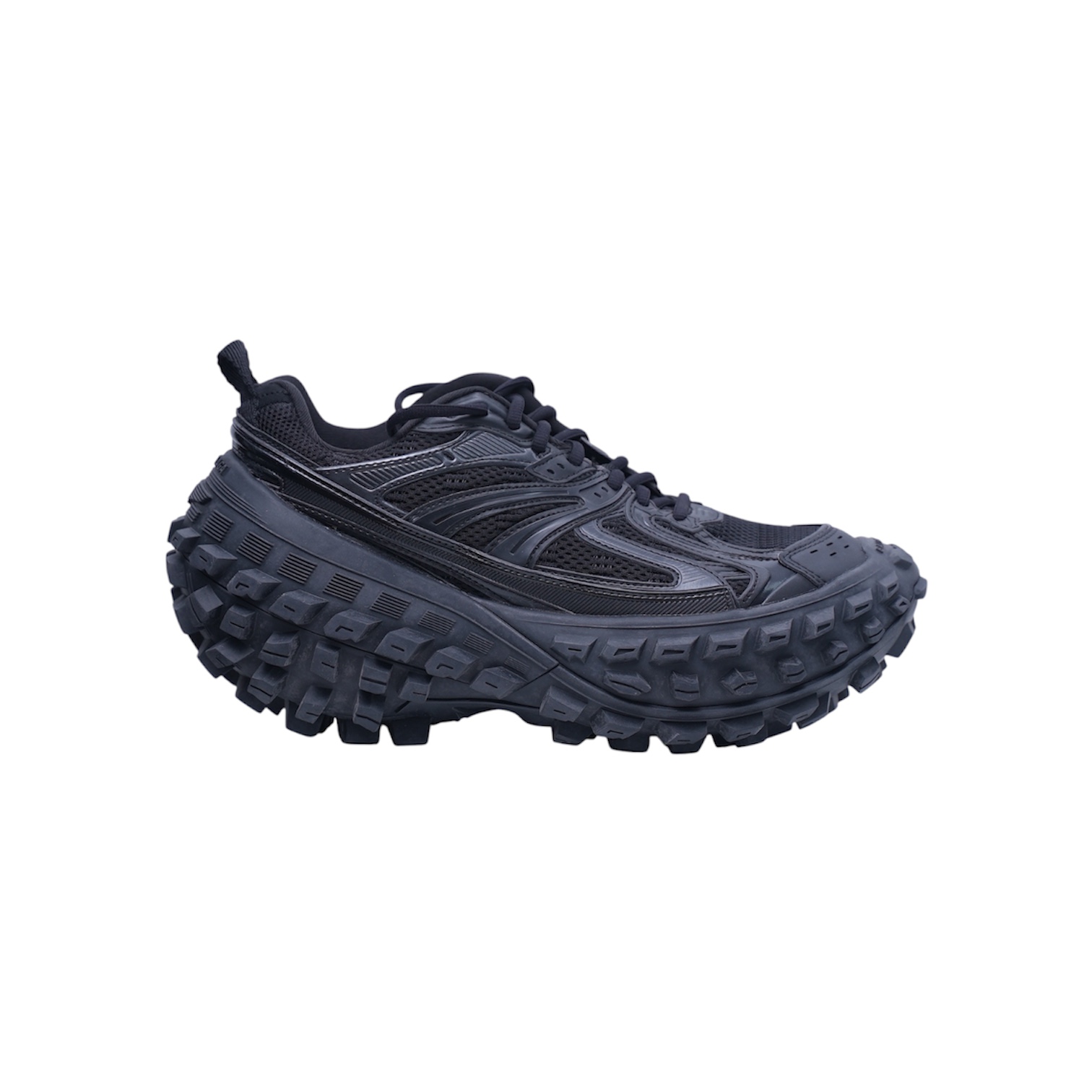 “Defender” Sneakers (Triple Black) — Balenciaga