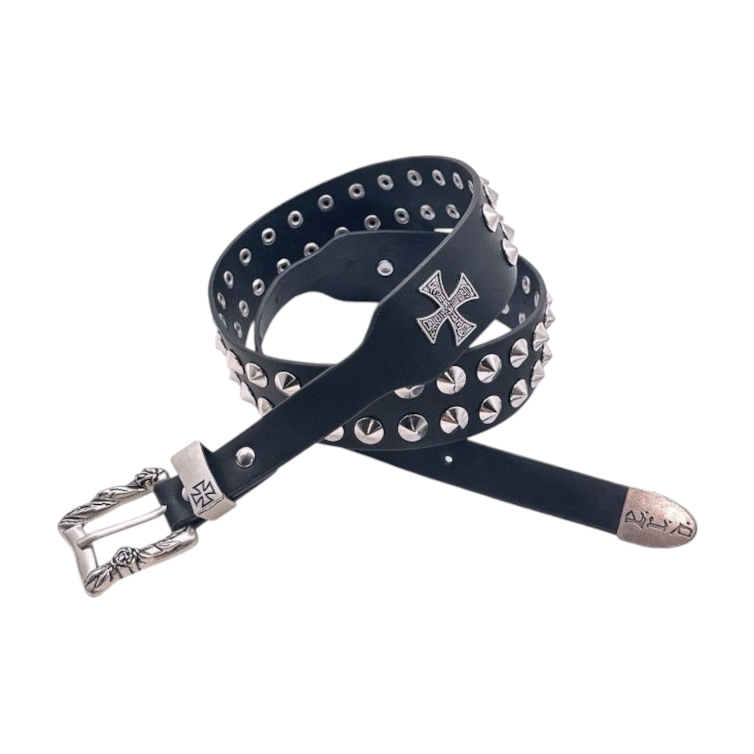 “Iron Cross Studded” Belt — Enfants Riches Déprimés