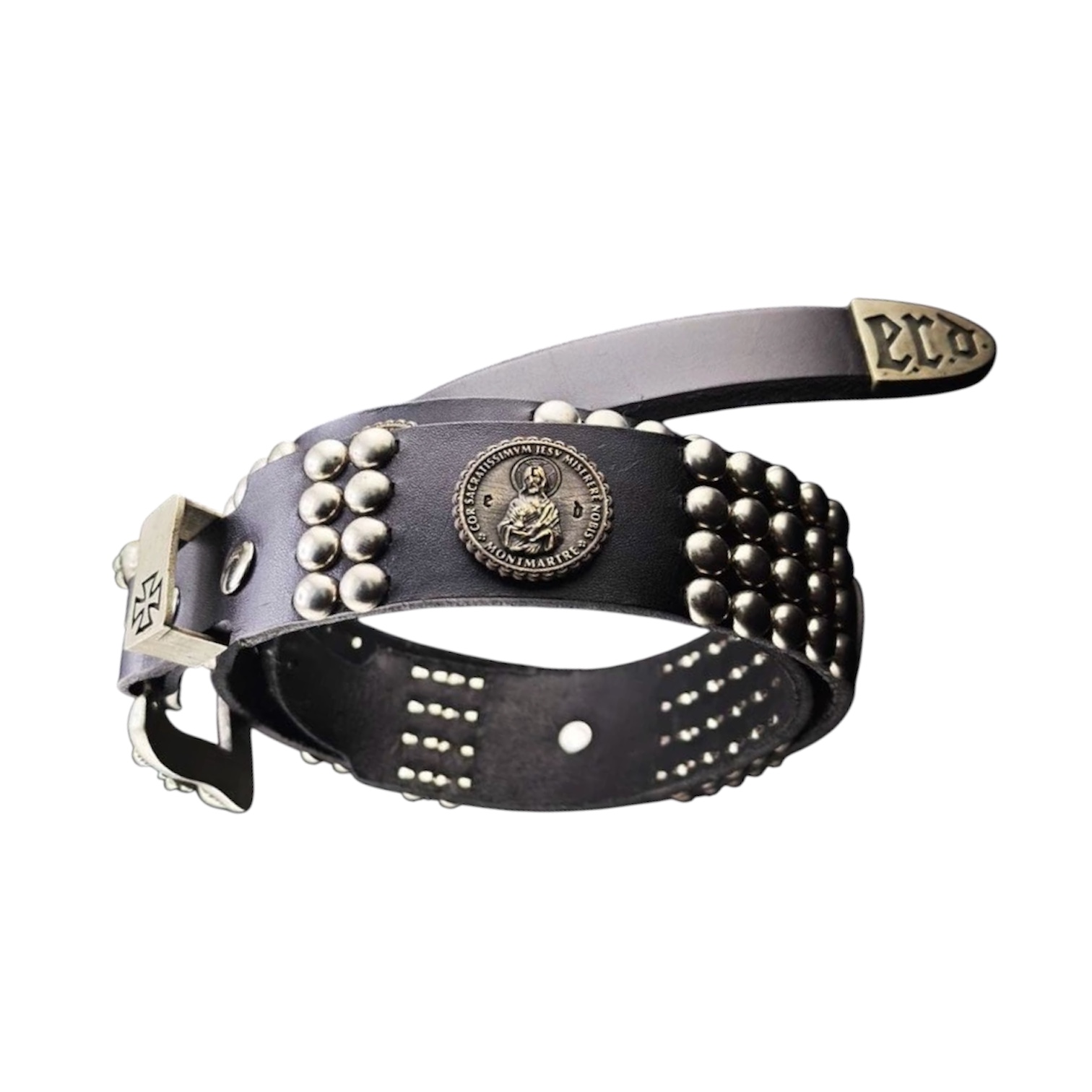 “Saint Medallion Studded” Belt — Enfants Riches Déprimés