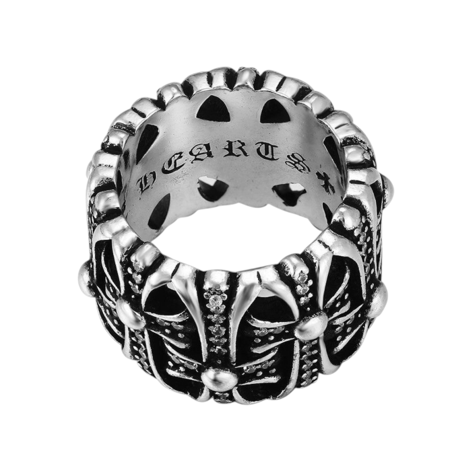 “Cemetery” Ring (Pave Diamonds) — Chrome Hearts