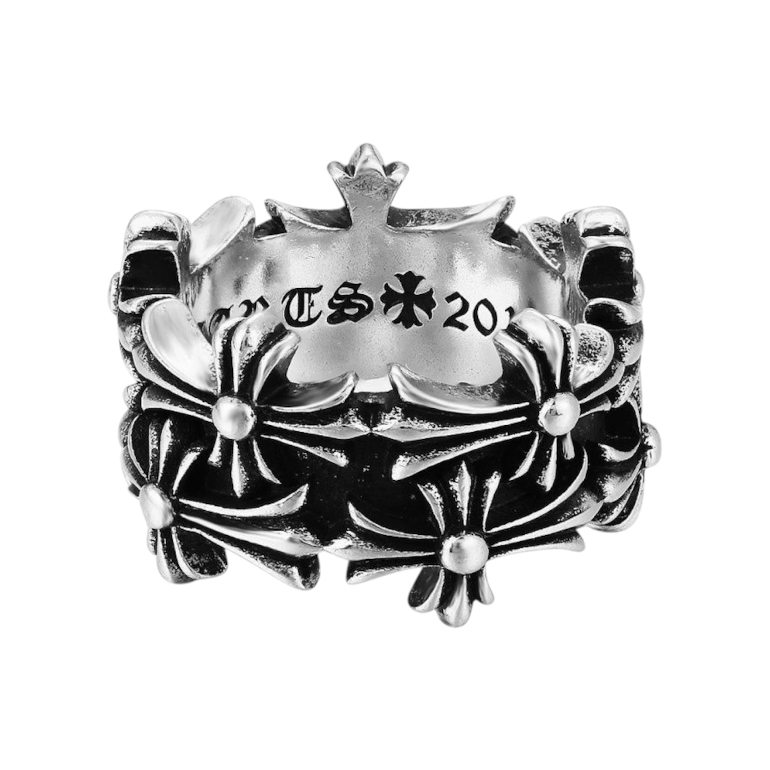 “Floral Cross Wrap” Ring — Chrome Hearts