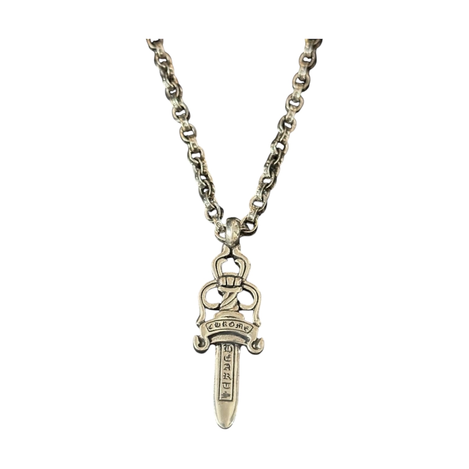 “Large Dagger” Necklace — Chrome Hearts