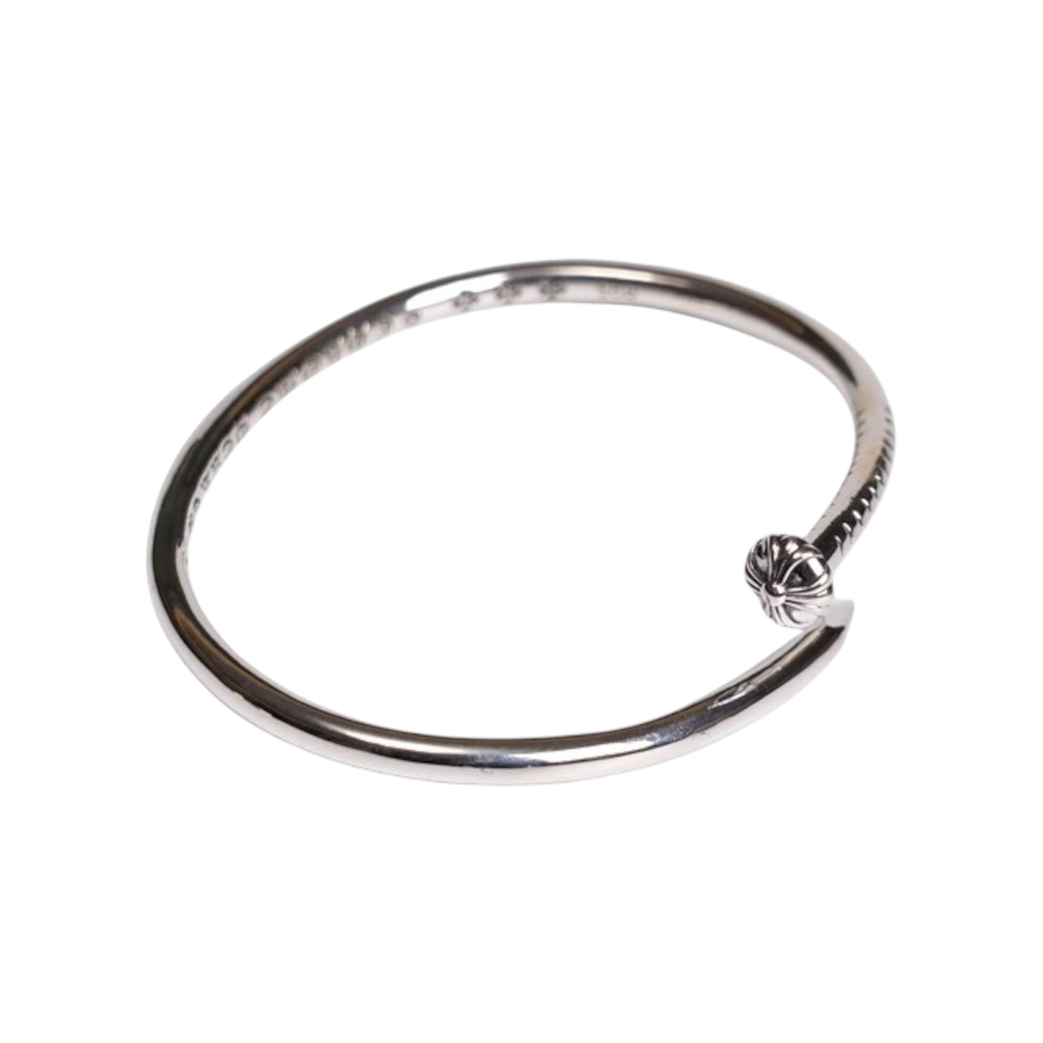 “Rounded Nail Cross” Bracelet — Chrome Hearts