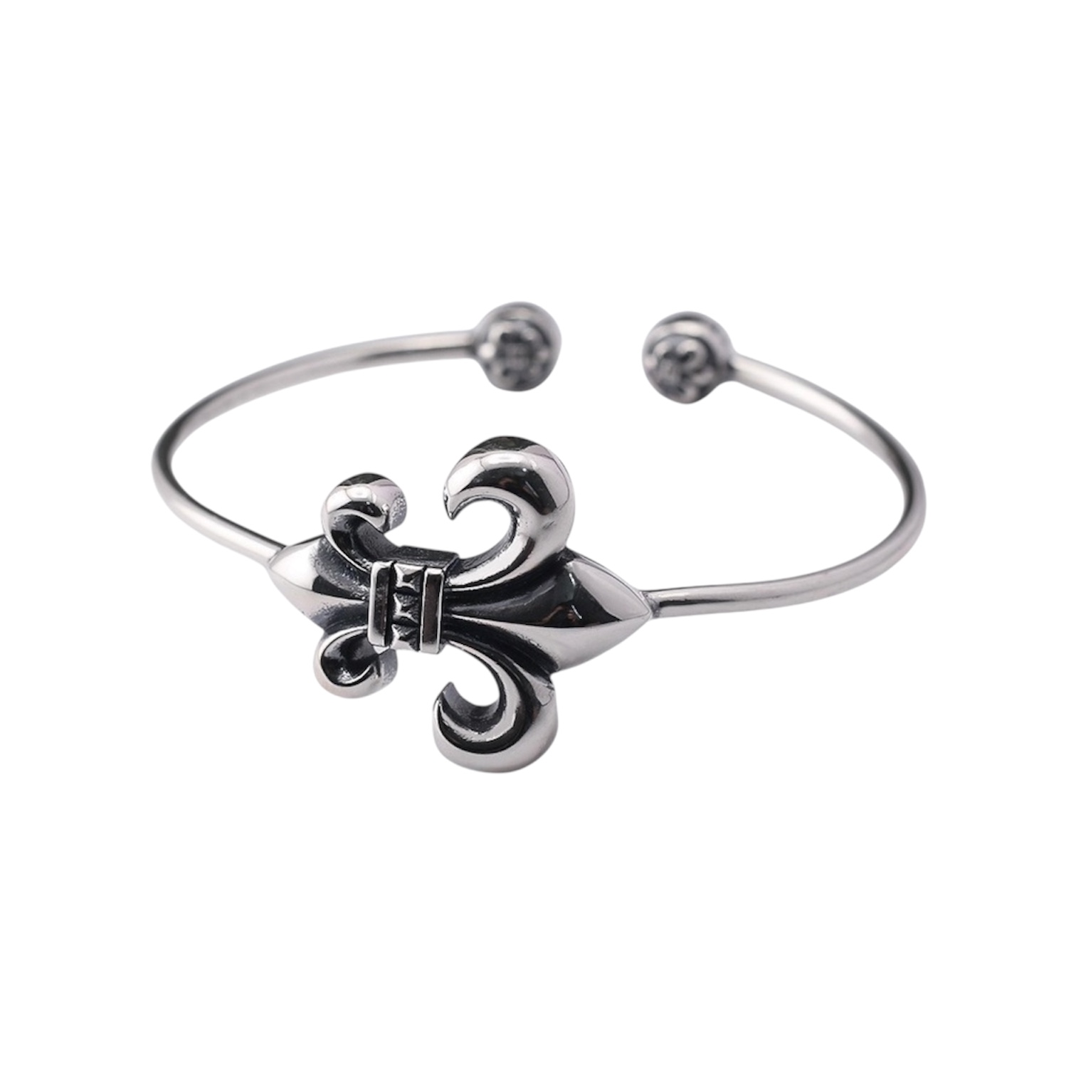 “BS Fleur Bangle” Bracelet — Chrome Hearts