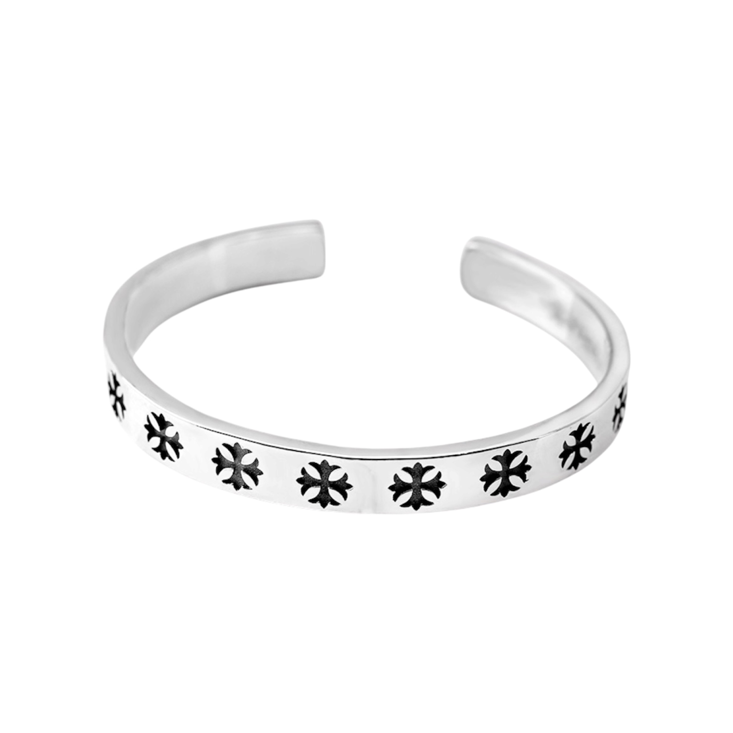 “Mini CH Plus Engraved” Bracelet — Chrome Hearts