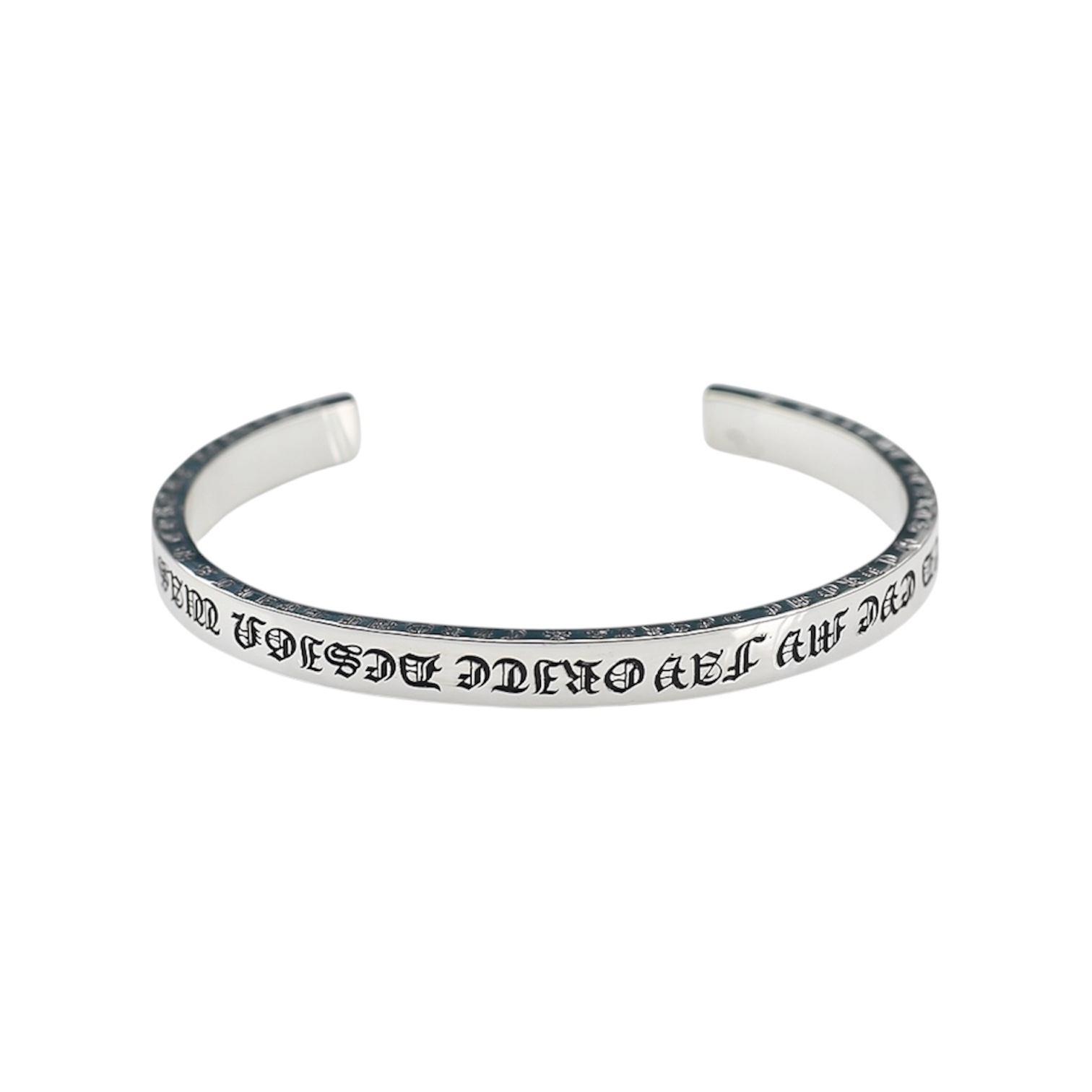 “Scroll Gothic Script” Bracelet — Chrome Hearts