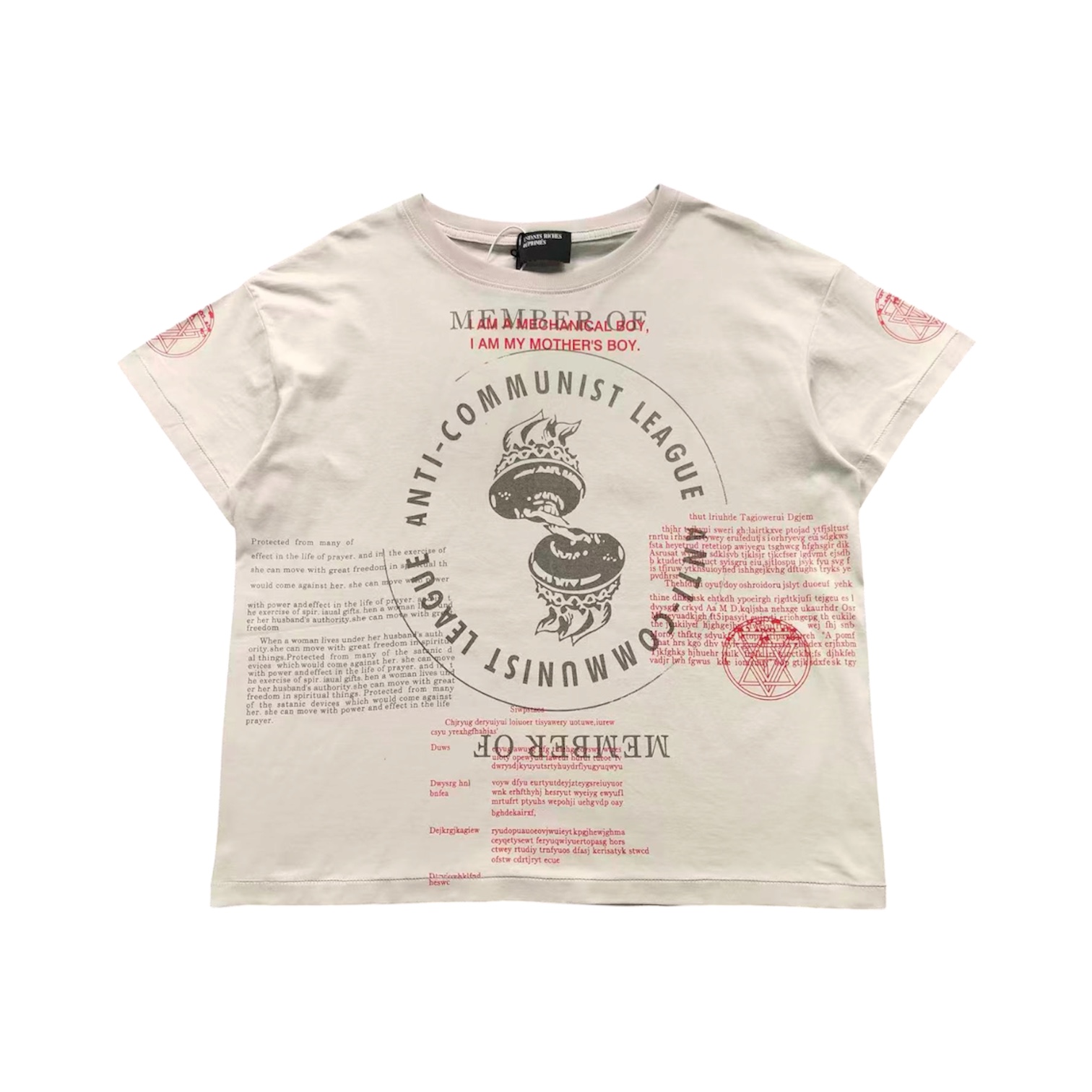 “Anti-Communist League Shrunken” Tee — Enfants Riches Déprimés
