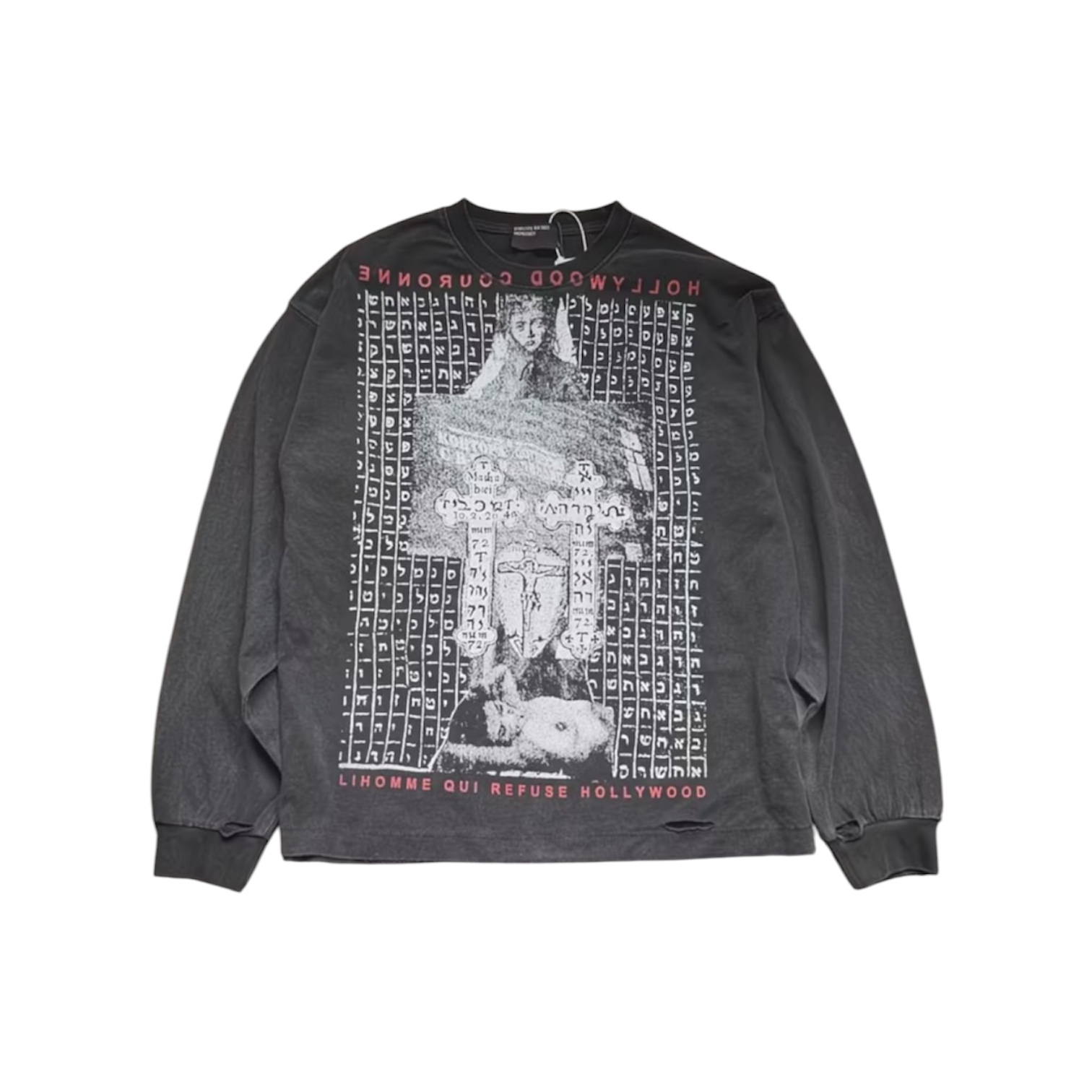 “Hollywood Couronne” Longsleeve — Enfants Riches Déprimés