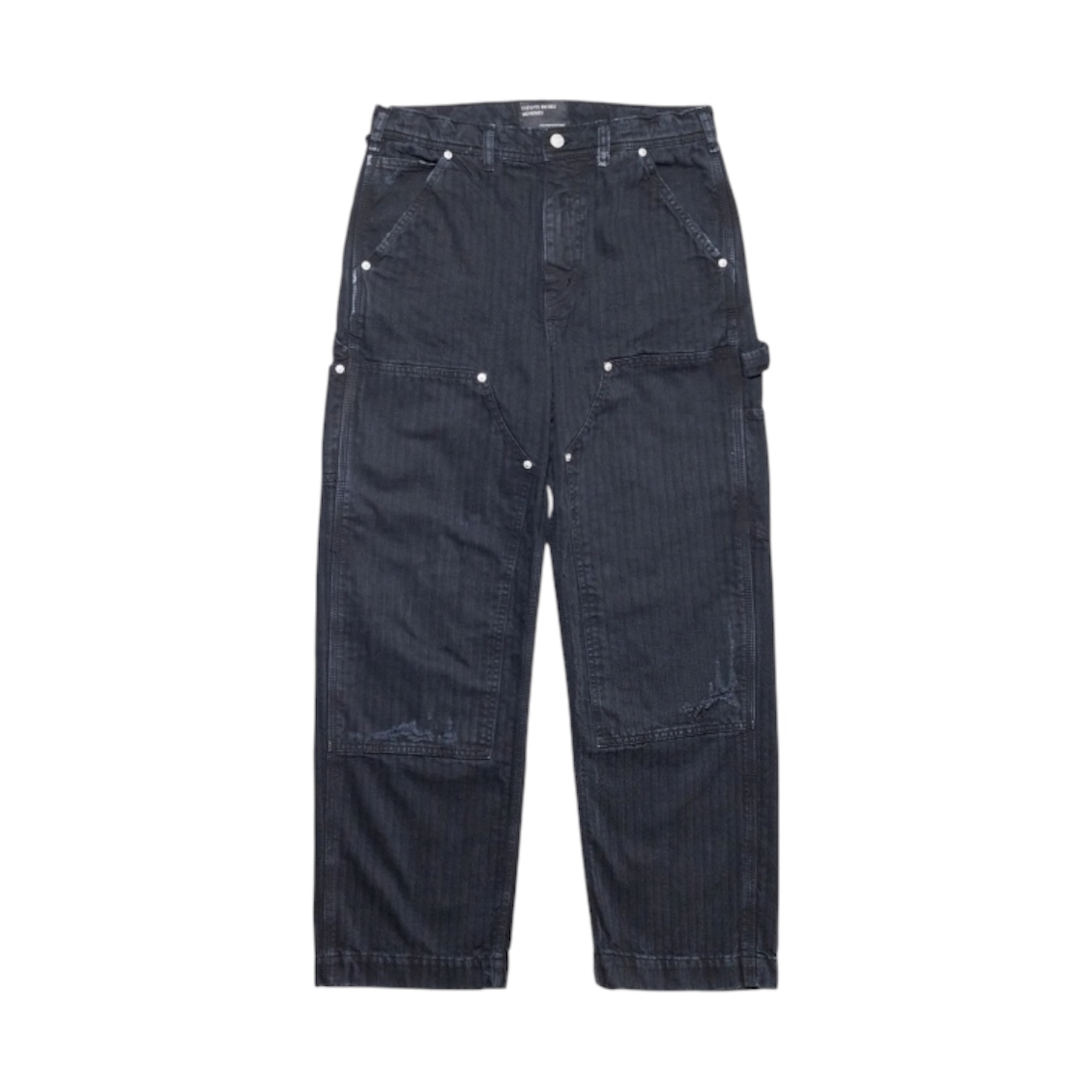 “Double Knee Paint” Pants (Black) — Enfants Riches Déprimés