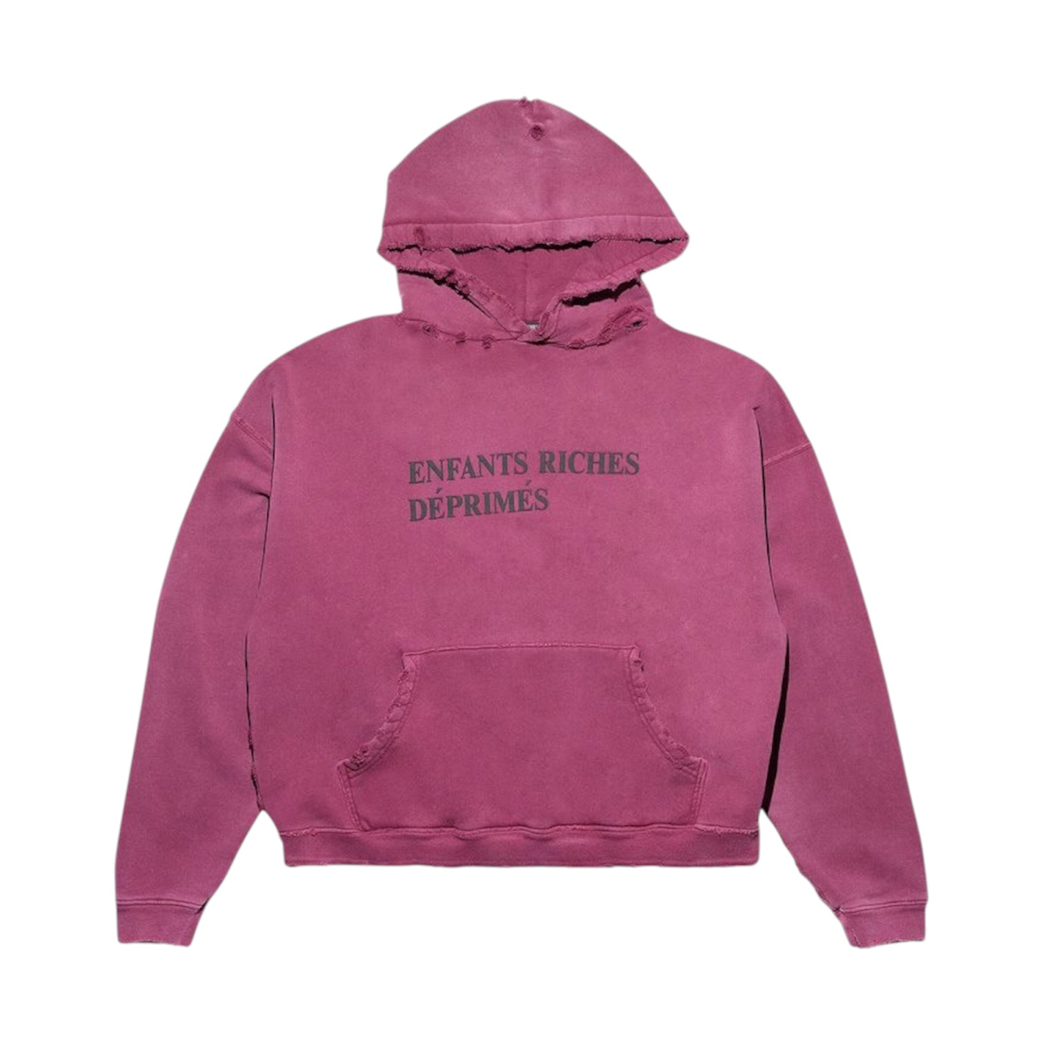 “Classic Logo” Hoodie (Burgundy) — Enfants Riches Déprimés